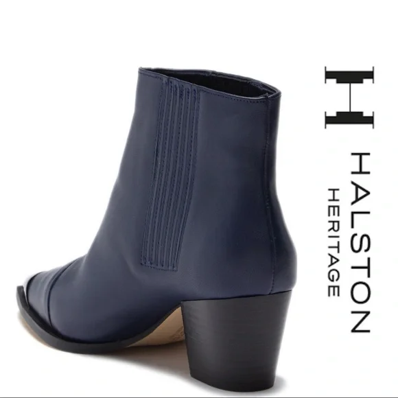 NWT Halston Heritage Blythe In Ruiz Leather Boot